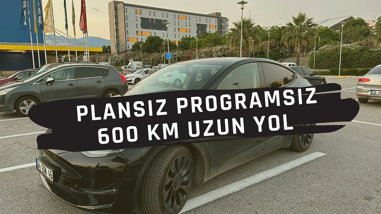 1 günde Tesla ile Plansız Programsız 600 km uzun yol nasıl yapılır ?