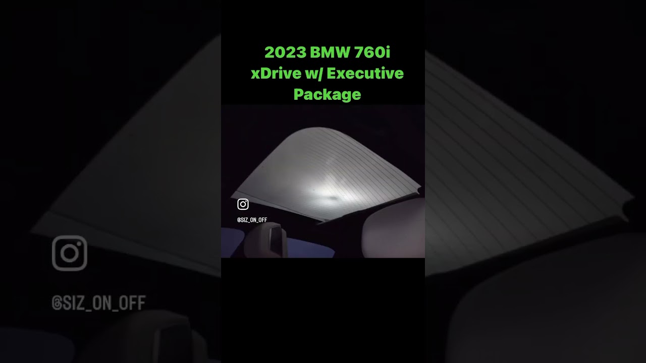 2023 BMW 760 I Xdrive w/executive package