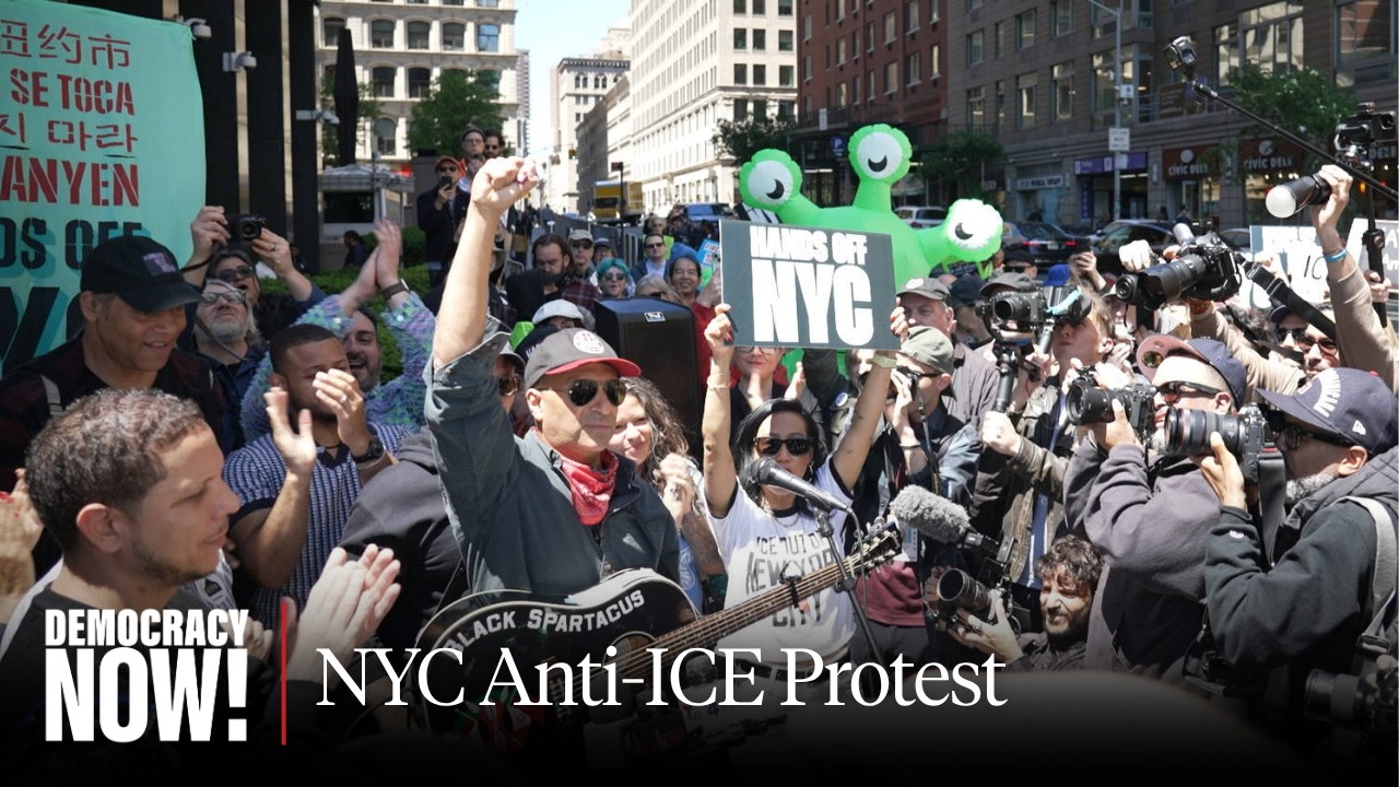 End ICE Abuse: Tom Morello Joins Immigrant Rights Protest in NYC