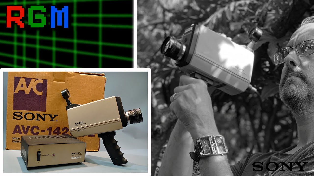 Retro SONY AVC-1420CE Black and White Video camera from 1978 Does it still work?