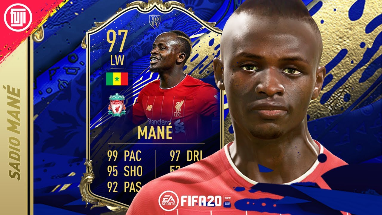 99 PACE!!!!!! 97 ОБЗОР ИГРОКА TOTY MANE! - FIFA 20 Ultimate Team | Команда года