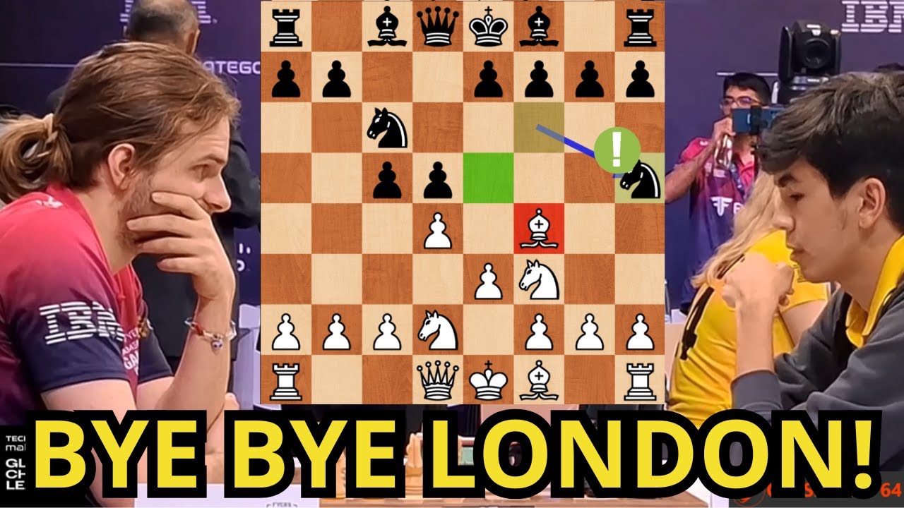Sindarov CRUSHES the London System | Richard Rapport vs Javokhir Sindarov