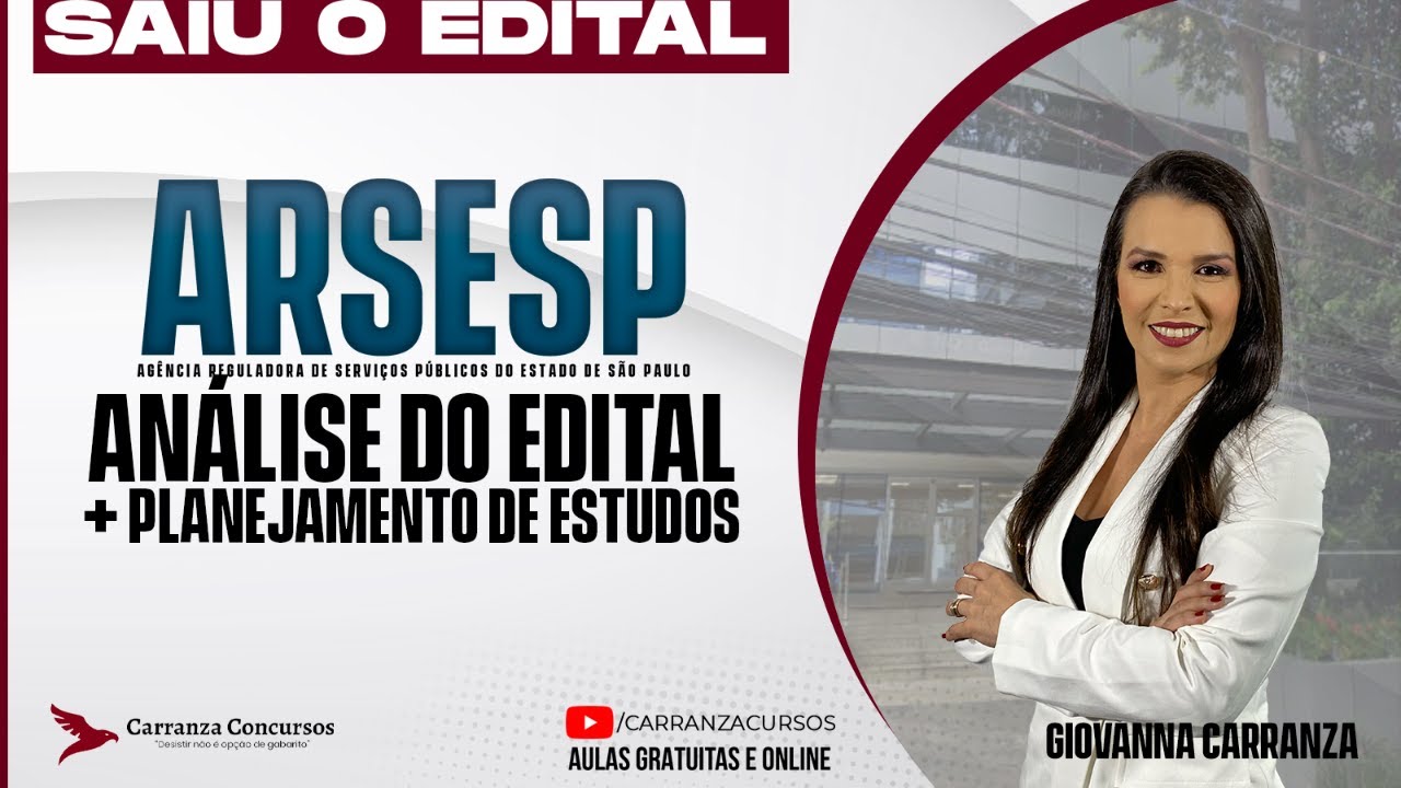 Concurso ARSESP 2025 – Análise Completa do Edital e Planejamento de Estudos para Aprovação