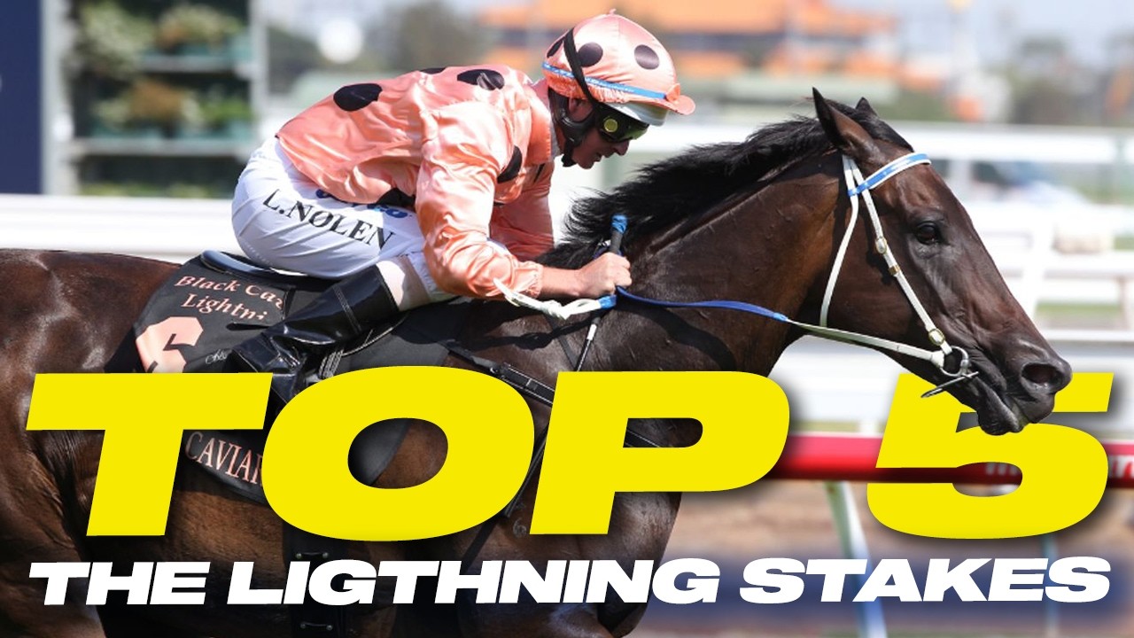 Топ-5 ЛУЧШИХ скачек Black Caviar Lightning Stakes! | Корона спринта Флемингтона