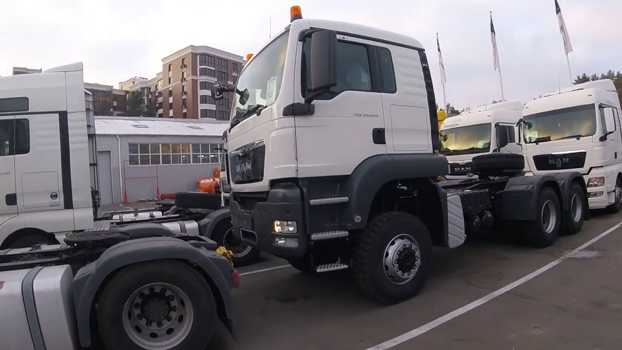 Обзор МАН полный привод/ MAN TGS 33.440 6x6