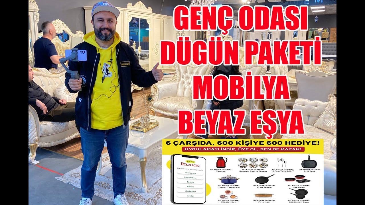 Genç Odası Modelleri ve Düğün Paketleri | Eskidji Bazaar 100 Kişiye 100 Hediye