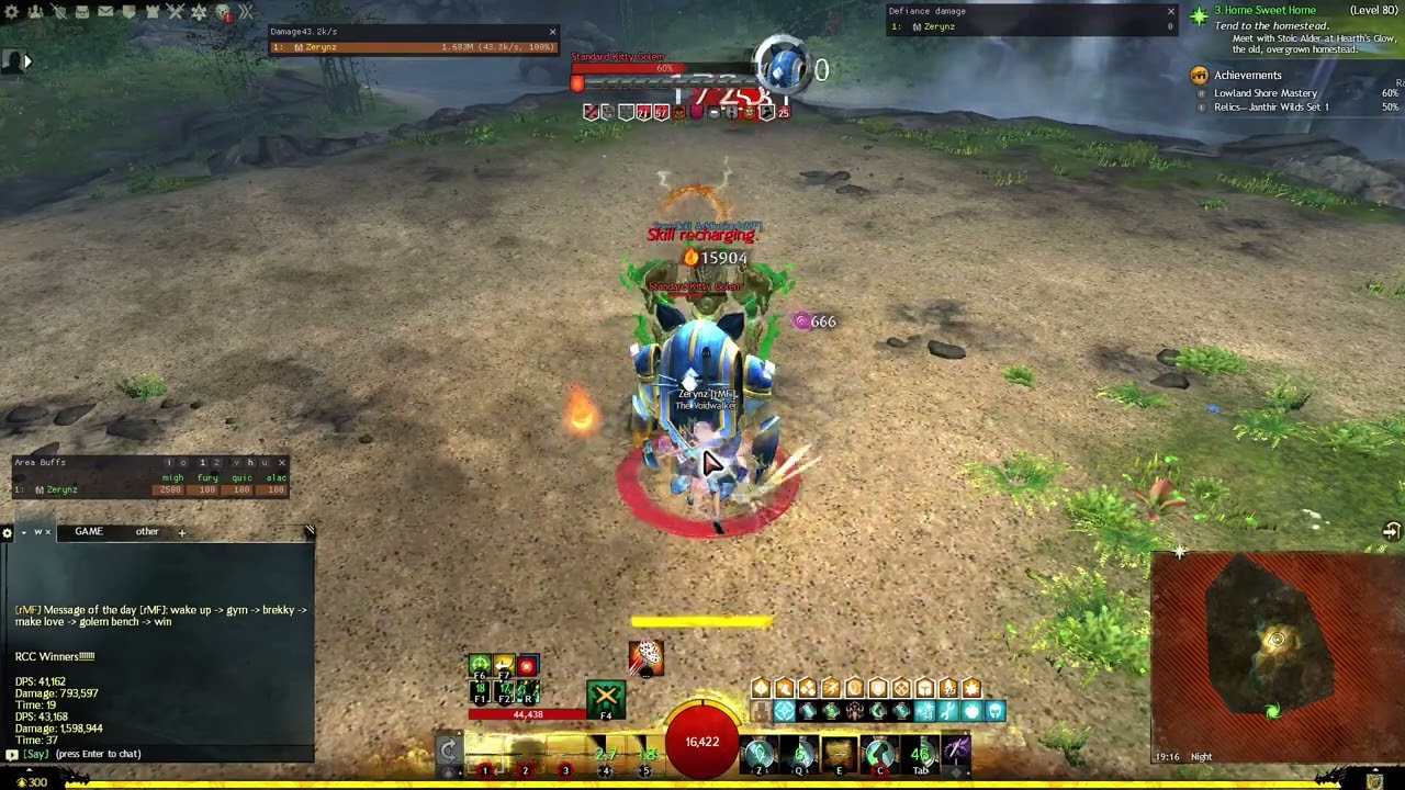 [GW2] Condition Mechanist Opening Rotation 44120 Oct 2024 - 2025 (-1.2k dps new patc)