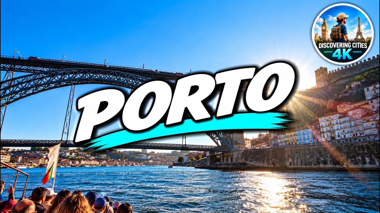 PORTO, Portugal 🇵🇹 in 4K 60FPS ULTRA HD Video SUNSET