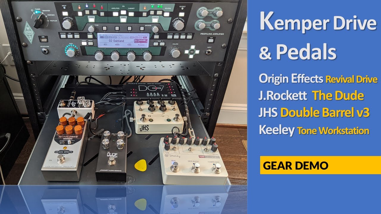 Drive/OD Pedal In Front of a High Gain Kemper Profile
