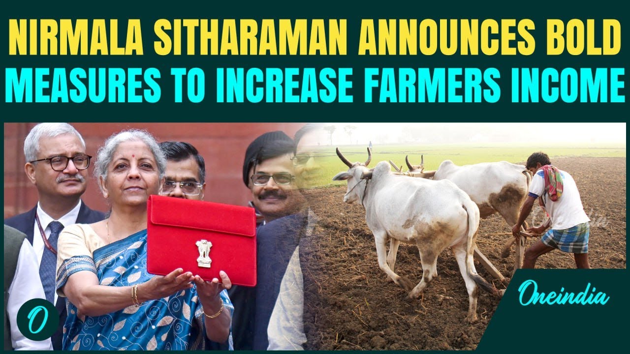 Budget 2026: FM Nirmala Sitharaman Announces BOLD Budget Measures to Increase Farmers&rsquo; Incomes