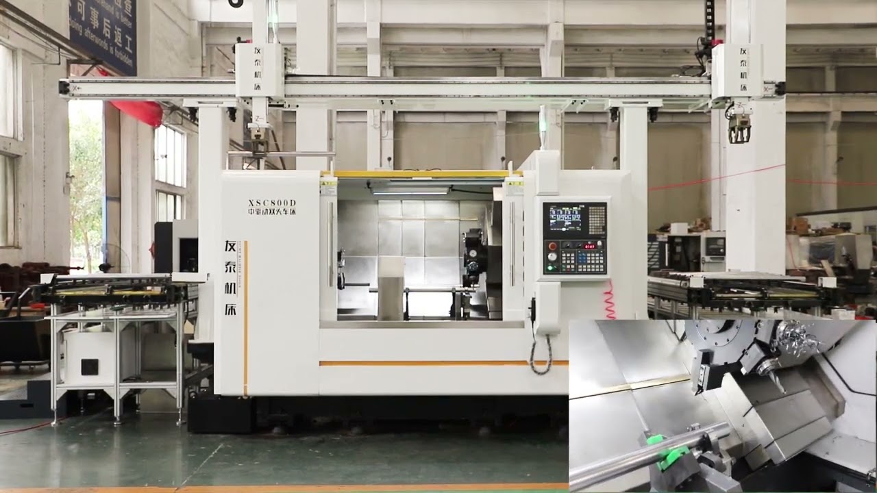 double end cnc lathe -high efficient automatic line