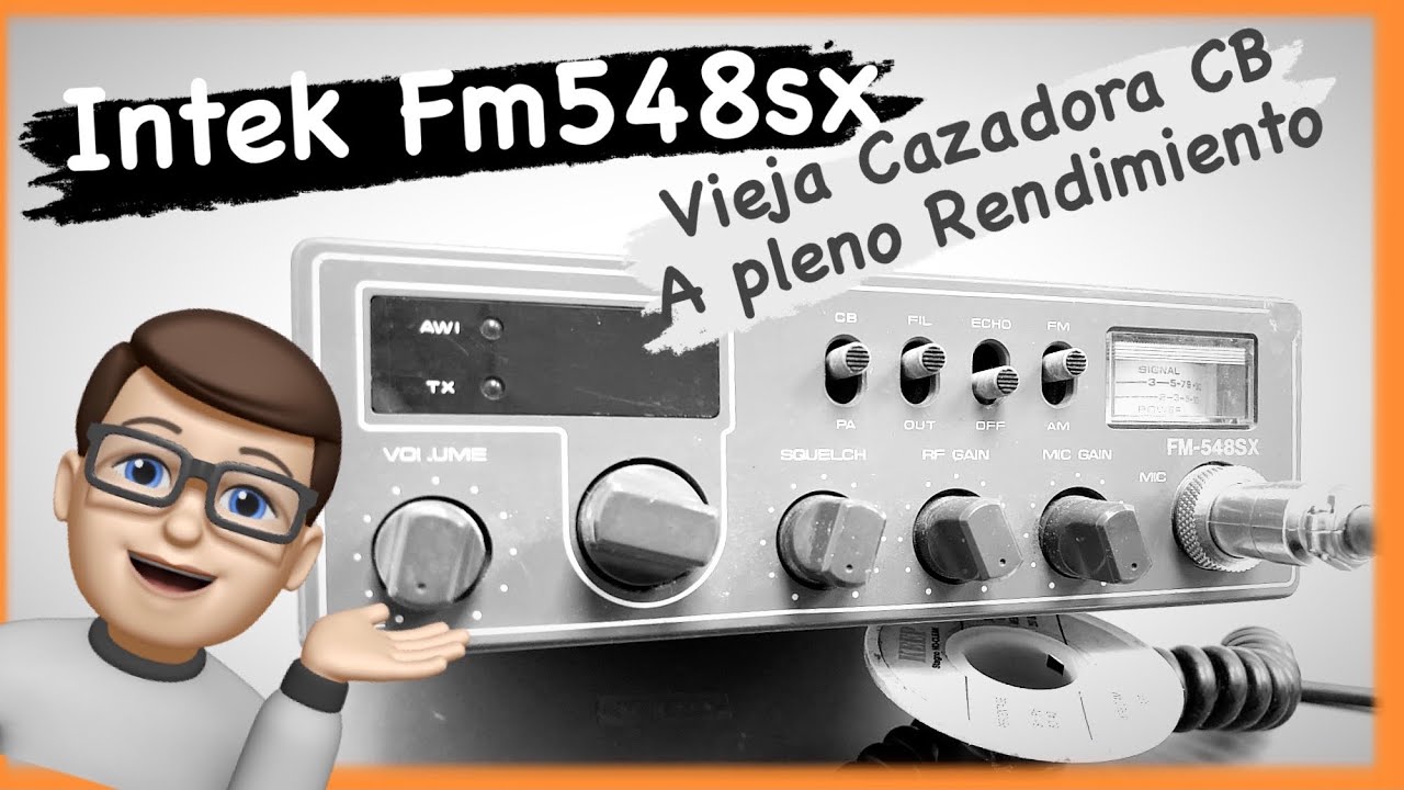 Intek FM548SX Vieja Rockera CB que nunca muere | Puesta a punto y revisión de este Equipo zorrero