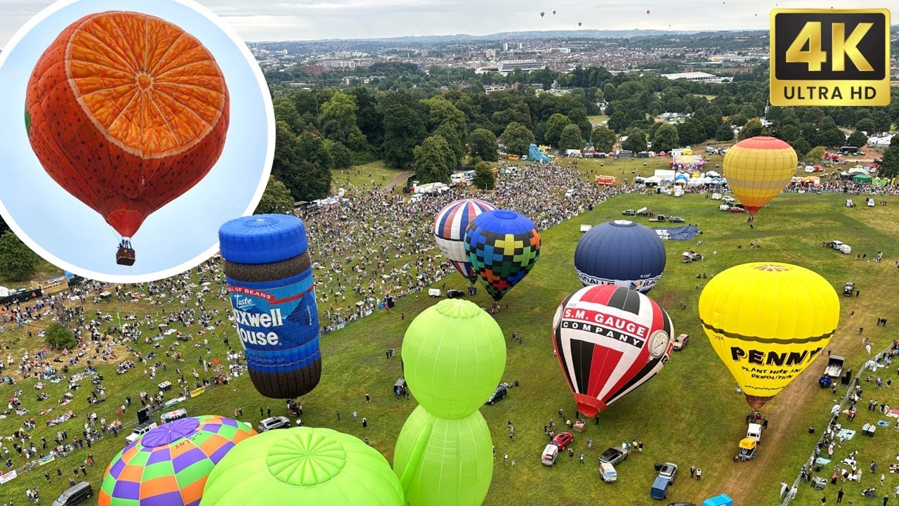 MJ Ballooning | Sunday AM Flight | Bristol Balloon Fiesta 2024 (4K UHD)