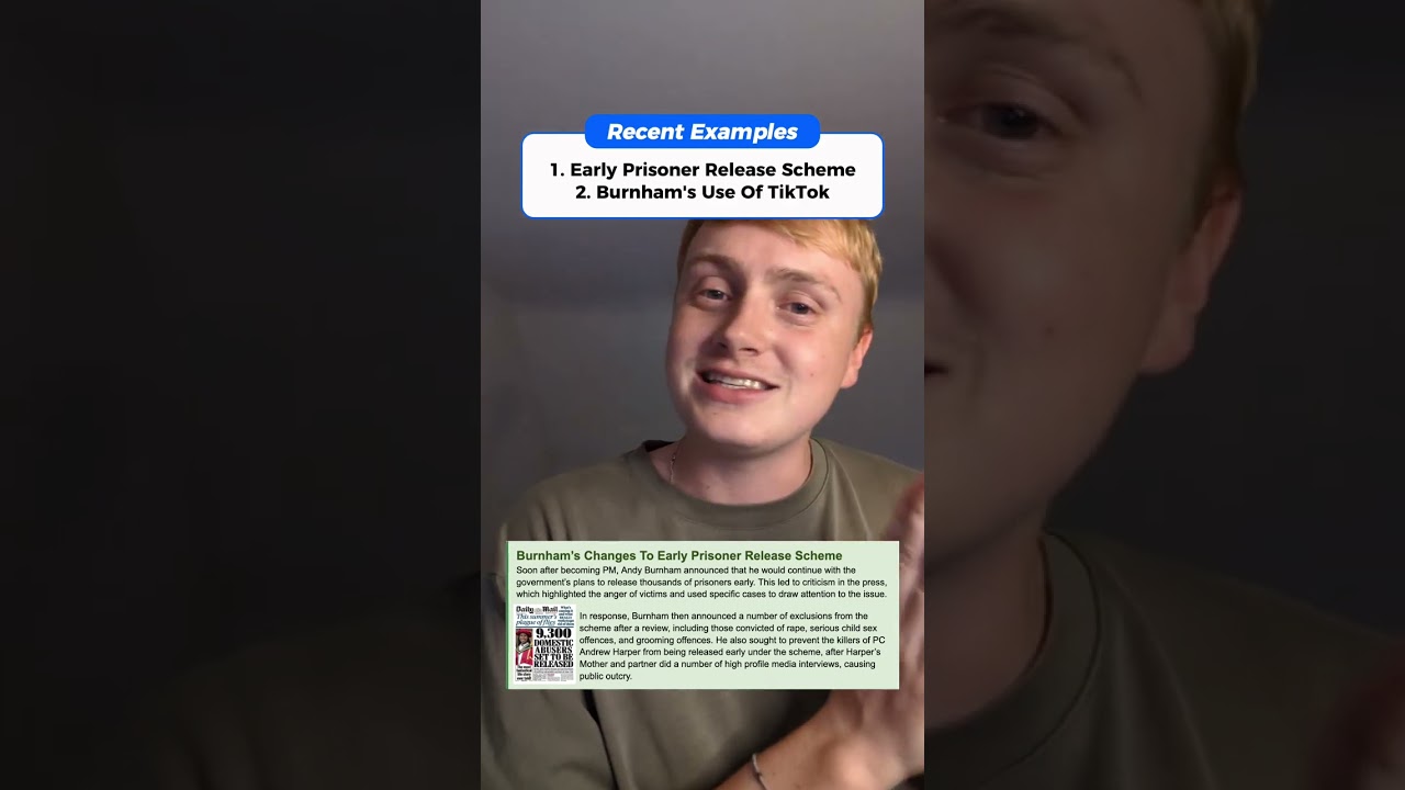 Недавние примеры из курса политологии уровня A-Level &mdash; СМИ 📱