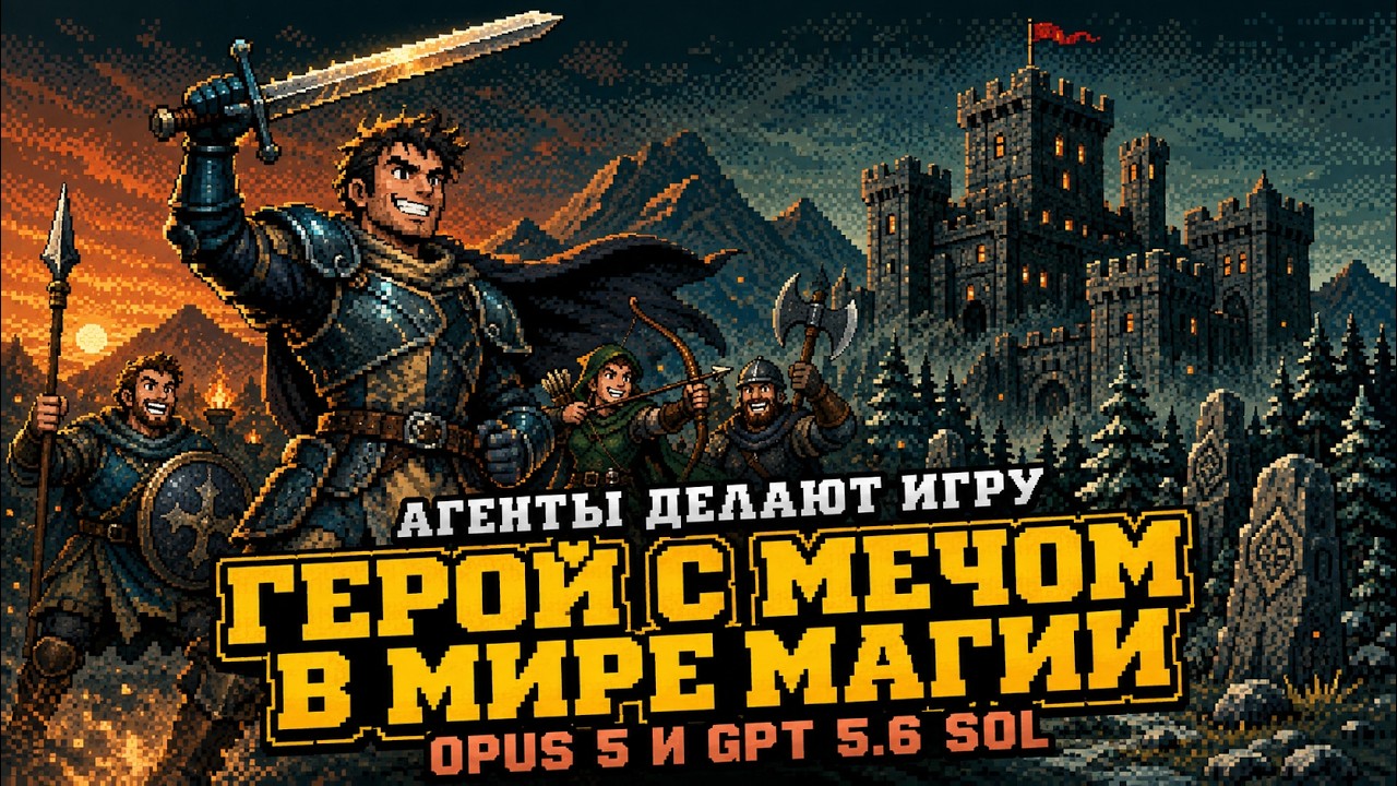 До 30 агентов одновременно! Opus 5 и GPT 5.6 Sol делают игру в Orca