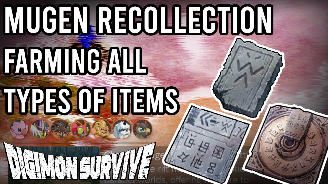 Digimon Survive | Farming Every Item - Mugen Recollection [New Game+]