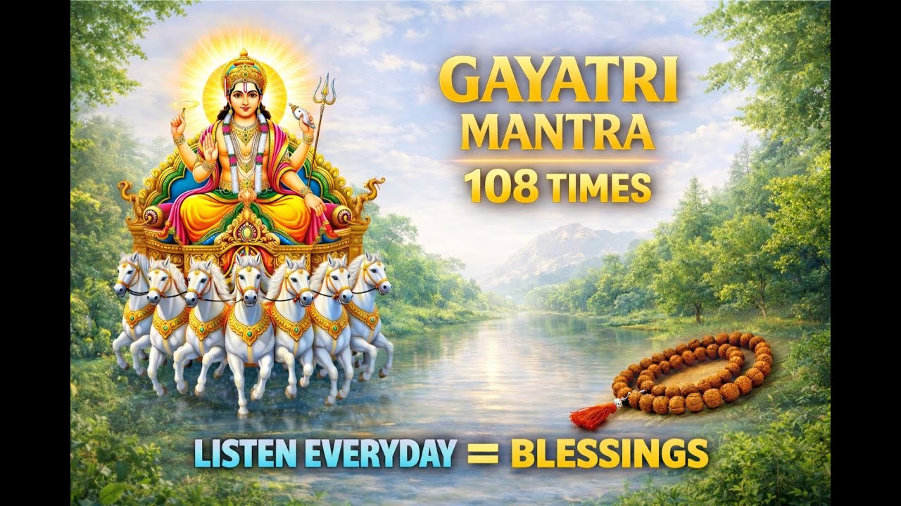 Gayatri Mantra | Gayatri Mantra 108 Times |  गायत्री मंत्र | Om Bhur Bhuva Swaha |ओम भूर भुवा स्वाहा
