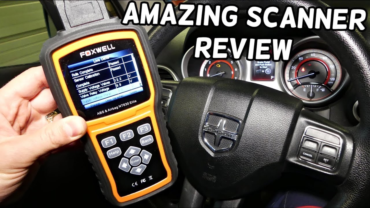FOXWELL NT630 SCANNER REVIEW ABS AIRBAG FUNCTION AND BRAKE BLEEDING