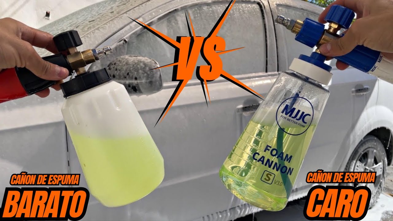 COMPARATIVA Cañón de espuma Aliexpress VS Cañón de espuma MJJC / ¿CUAL ES MEJOR?