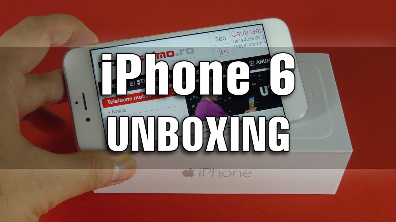 iPhone 6 Unboxing în Limba Română - Mobilissimo.ro