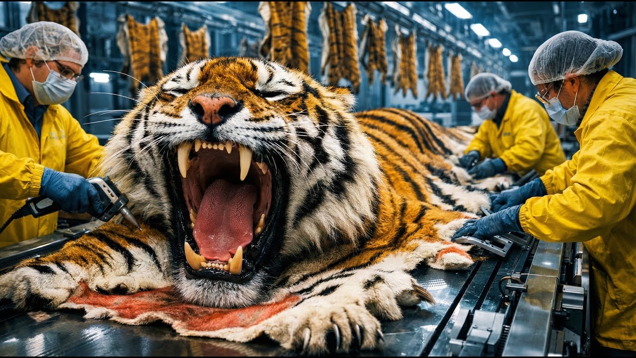 From Beast to Boutique: Bengal Tiger Leather Transformation