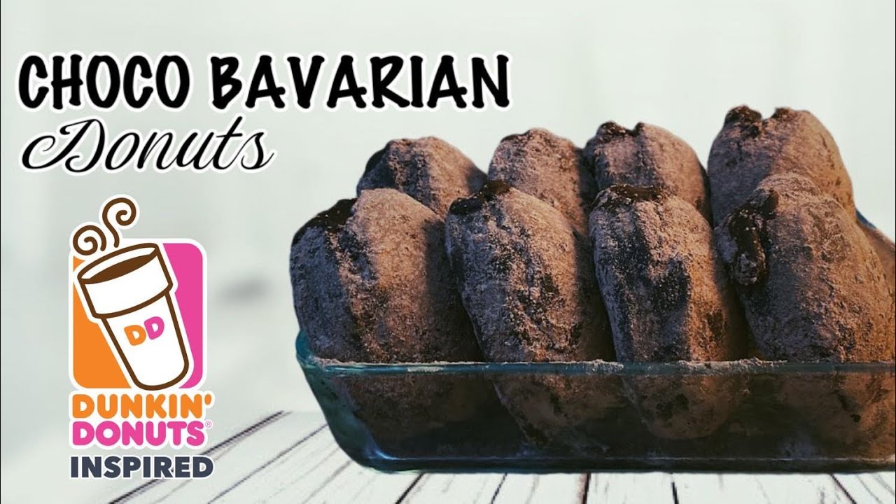 Choco Bavarian Donuts - NO BAKE
