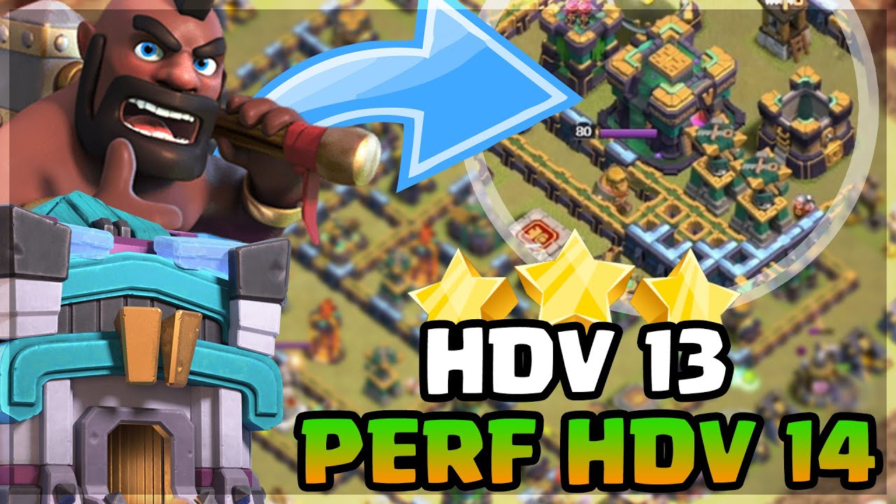 Un HDV 13 qui perf un HDV 14 | Clash Of Clans !