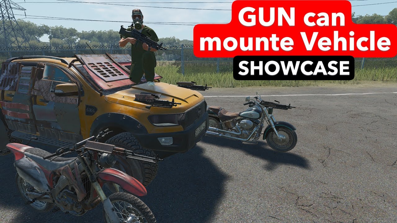 SCUM - GUN CAN MOUNT VEHICLE