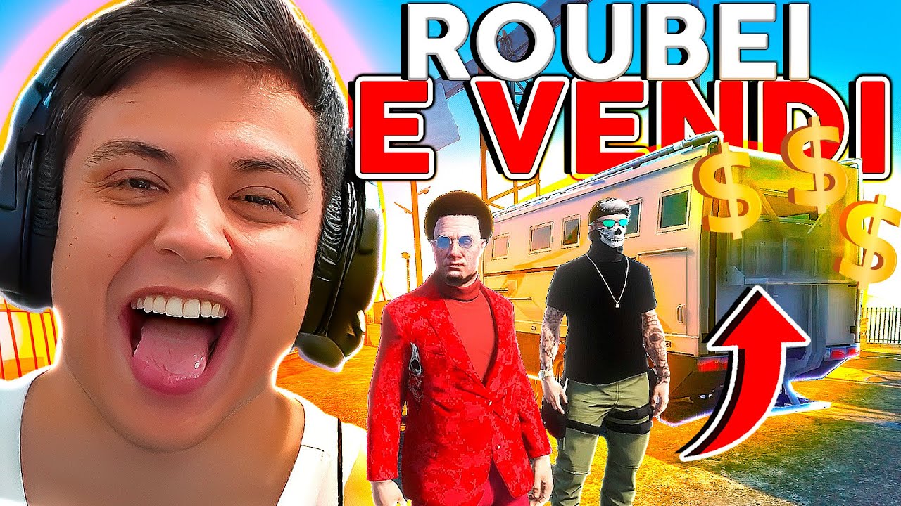 VENDI TODAS ARMAS QUE ROUBEI no GTA RP 😱 (Paulinho o LOKO)