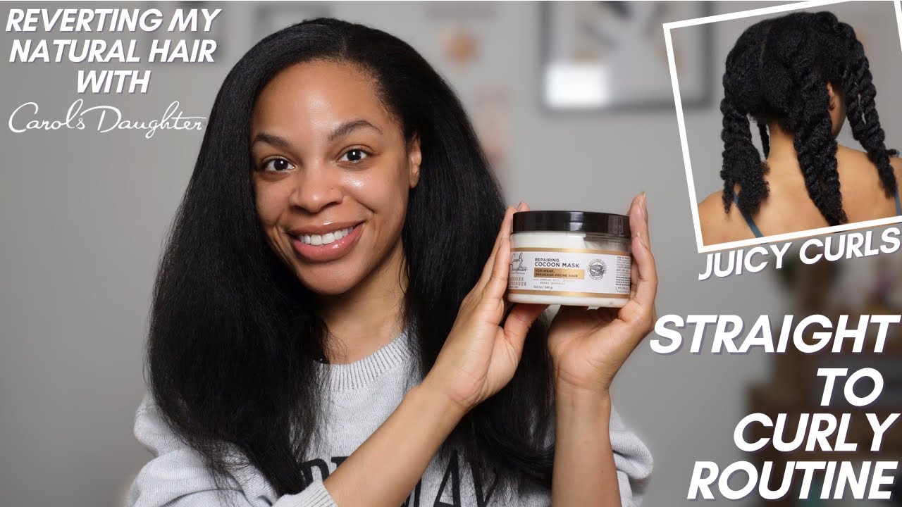 Straight to Curly Routine PLUS Carol's Daughter Cocoon Mask Review