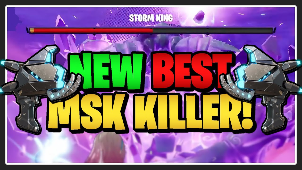 THE *NEW* PLASMATIC DISCHARGER DESTROYS THE MYTHIC STORM KING in Fortnite Save the World!