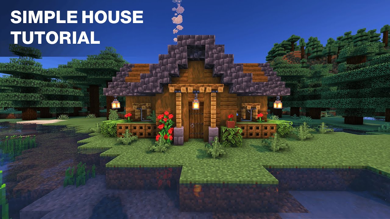 Minecraft : How To Build A Simple House | Tutorial (3)