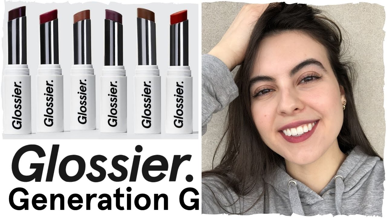 Glossier Generation G Swatches