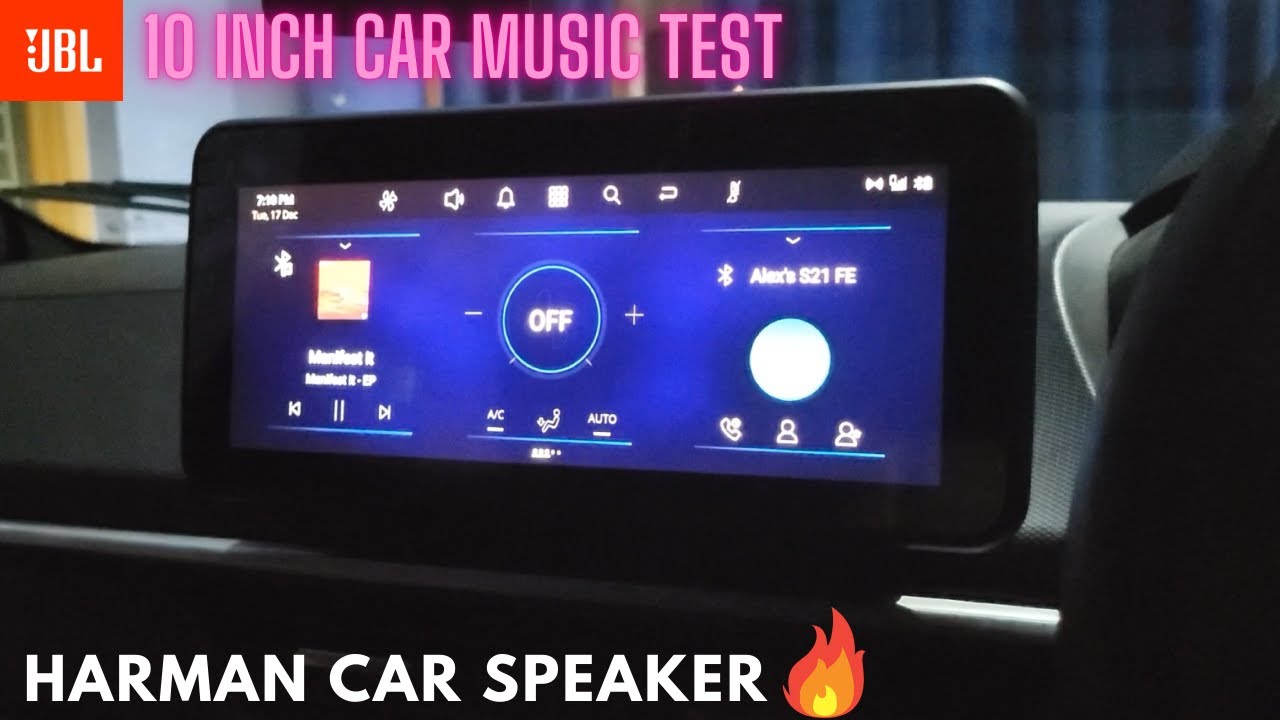 JBL By Harman 10inch Music System of Tata Nexon Sound Test | Thump and Deep Bass