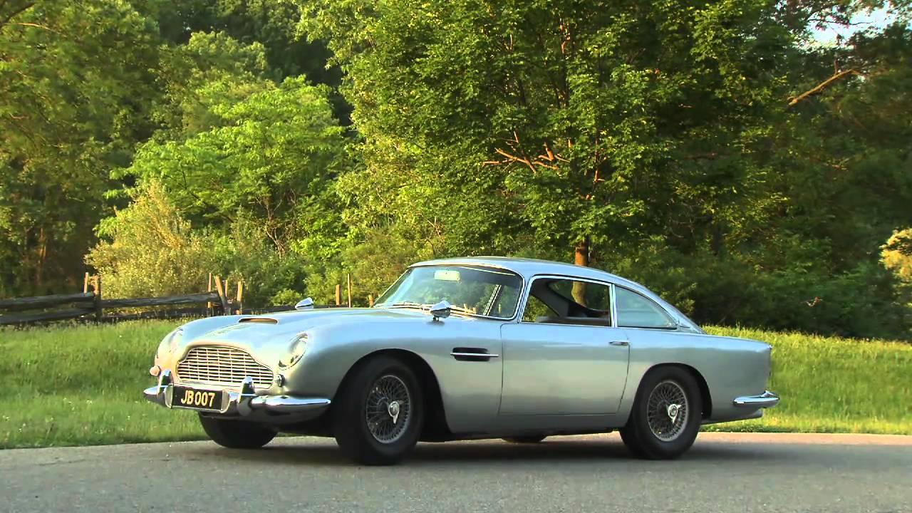 James Bond Real Film Car - 1964 Aston Martin DB5 natural footage