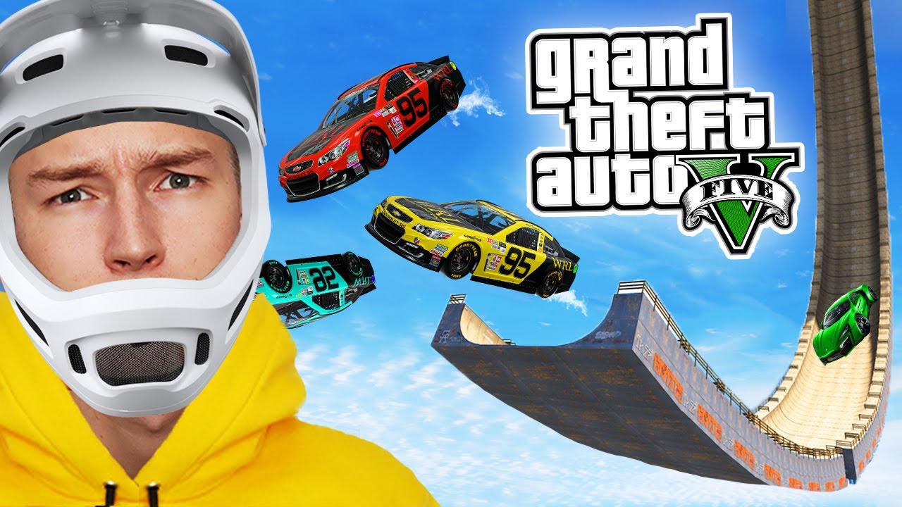 GTA V - SKOKI z RAMPY CHALLENGE! ⛷️