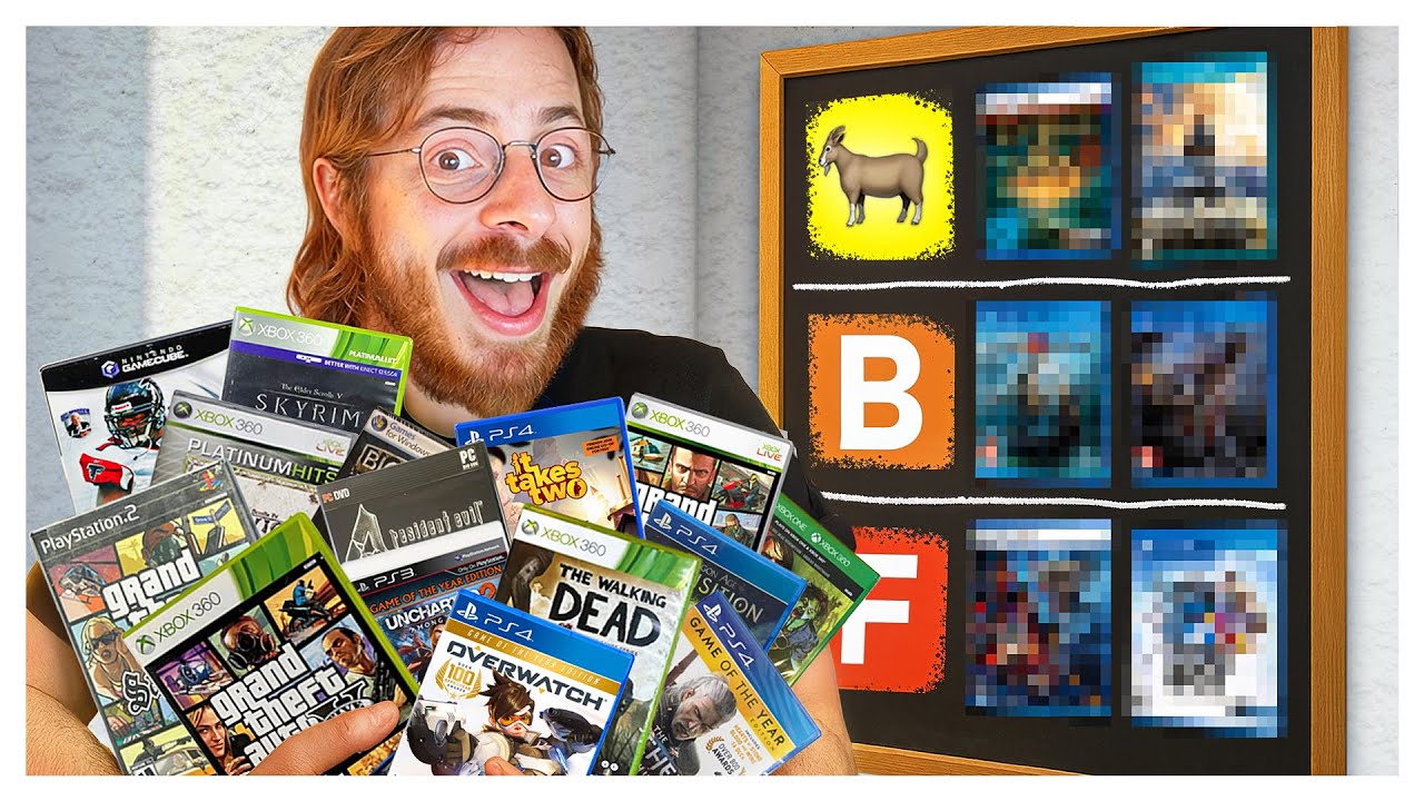 j'ai classé TOUS les JEUX DE L'ANNÉE ! (GOTY)