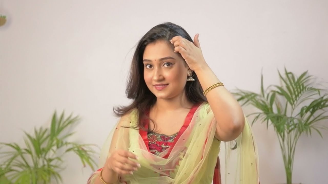 Festive Hairstyle With Roses|Heatless Hairstyles|Beautybook By Asmita