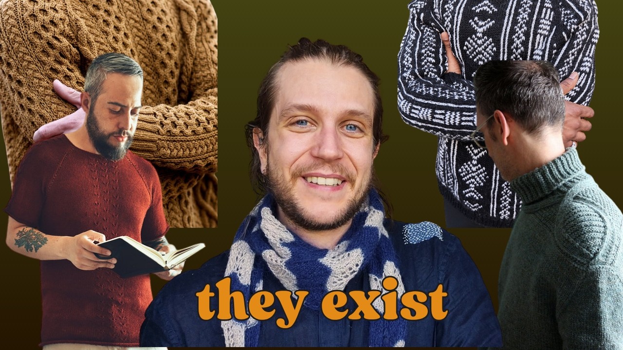 i found 12 knitting patterns for men that actually made me feel something