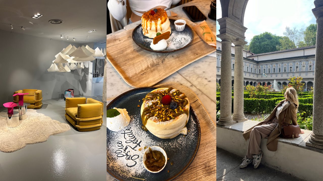Vlog Mediolan- pyszne japońskie pancake, wystawa GUCCI, Milano Design Week