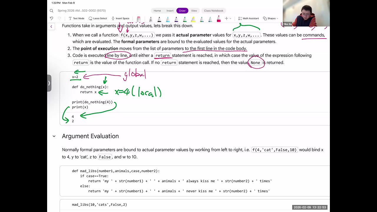Lecture 4 Functions, Abstraction and Recursion, part 1 plus live coding