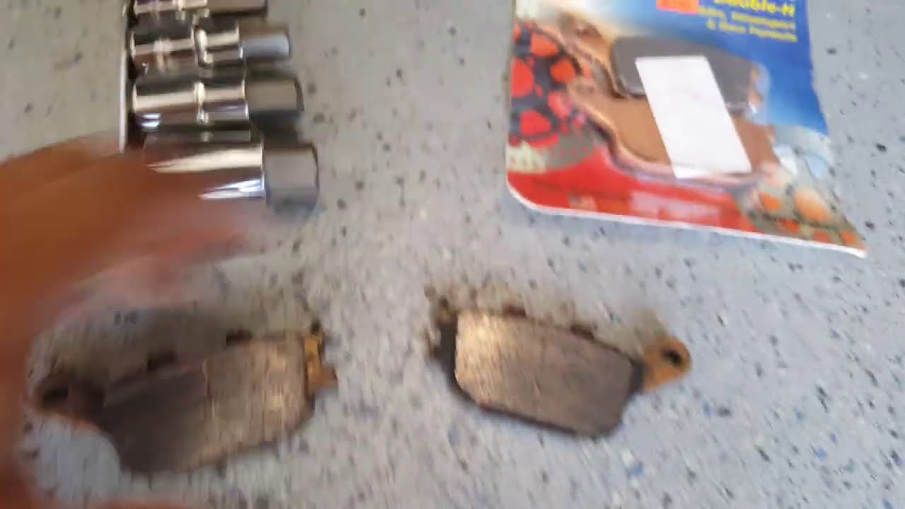 DIY-How to replace the rear brake pads on a VTX 1300 R S C