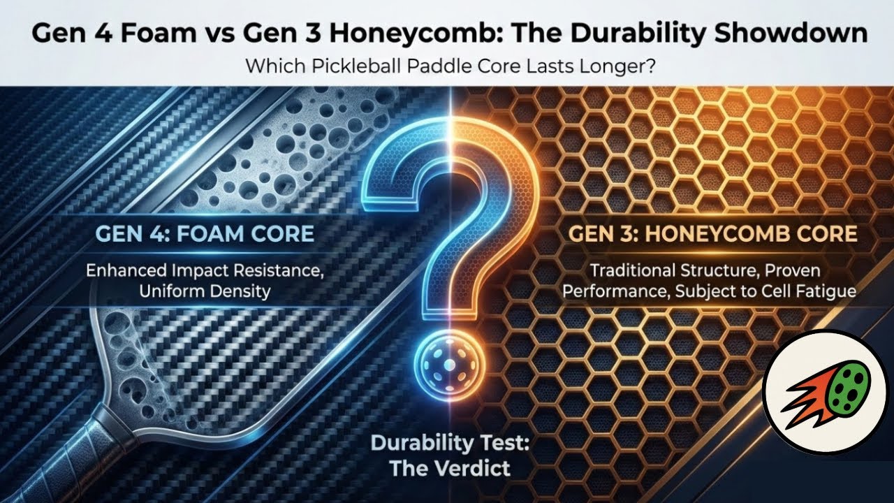 Gen 4 Foam vs Gen 3 Honeycomb Pickleball Paddles | Which Is More Durable?