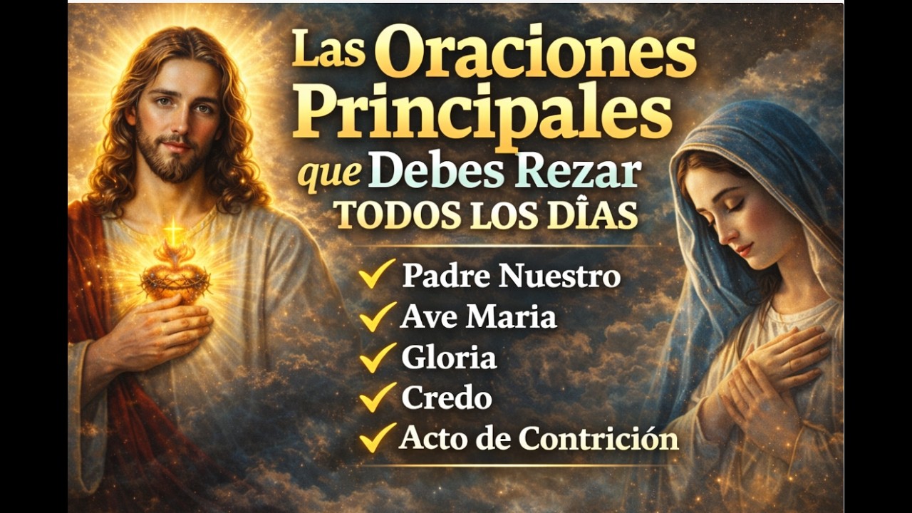 Las 5 Oraciones Más Poderosas Que Debes Rezar Todos los Días✨ #viral #videos #oraciondiaria