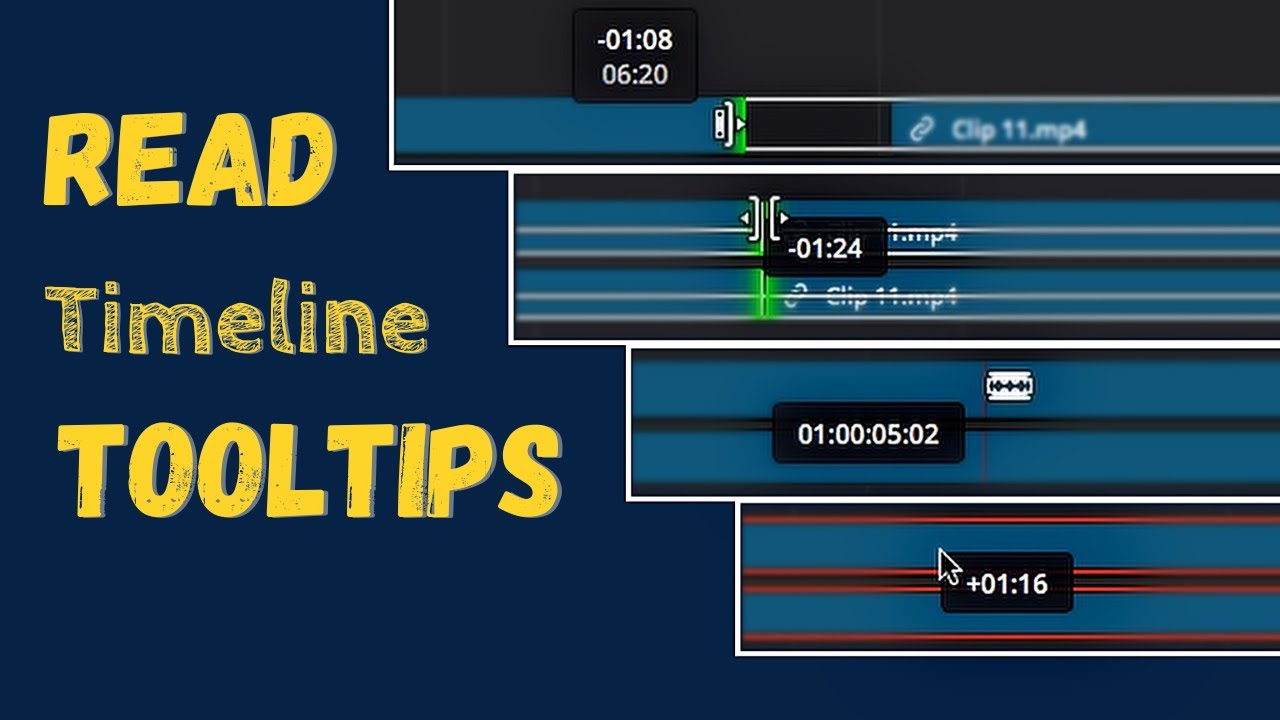 How to Read Timeline Tooltip in DaVinci Resolve