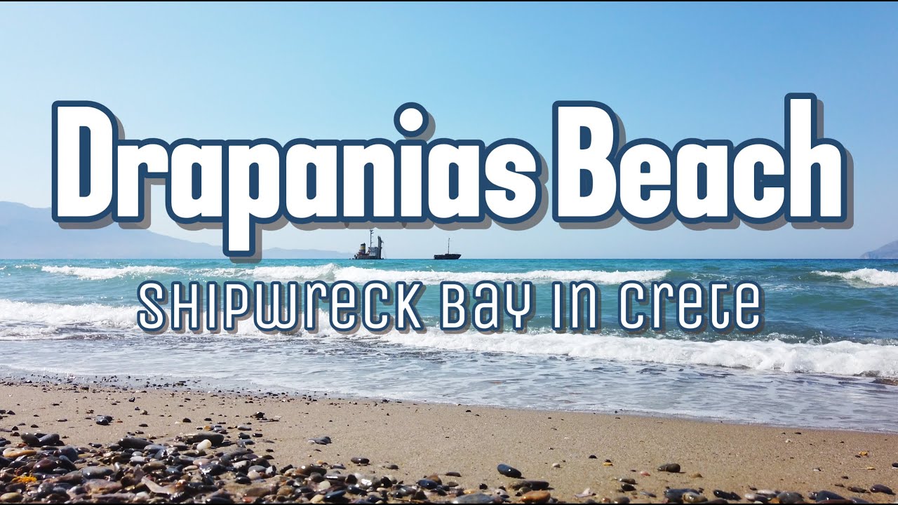 Drapanias Beach. Walking tour. Chania, Crete, Greece. | 漫步在Drapanias海滩，哈尼亚，克里特岛