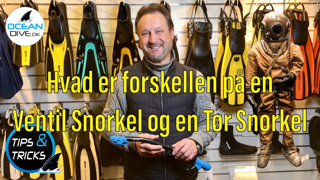 Hvad er forskellen på en ventil Snorkel og en Tør Snorkel