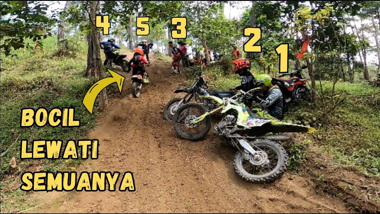 BOCIL FAHDAN SEMANGAT NGEJAR TANJAKAN BERHADIAH // TRABAS BHAYANGKARA KODE 5 KEBUMEN.