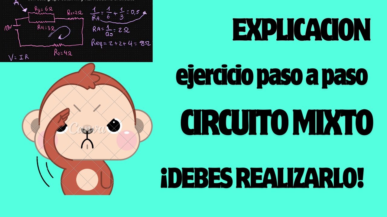 🔌 ¡DOMINA los CIRCUITOS MIXTOS! 💡 Paso a Paso con Ejercicios Explicados | MatCool ⚙️