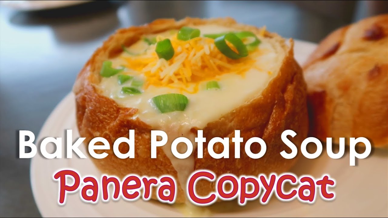 Baked Potato Soup (EASY) | Panera Baked Potato Soup copycat recipe | Meatless Monday Series